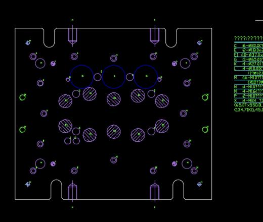 车机电脑外壳冲压打LOGO冲孔模具设计图缩略图